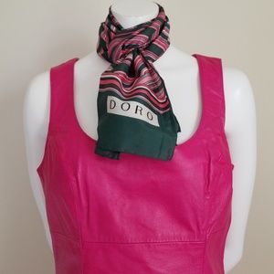 Doro Green and Pink Scarf